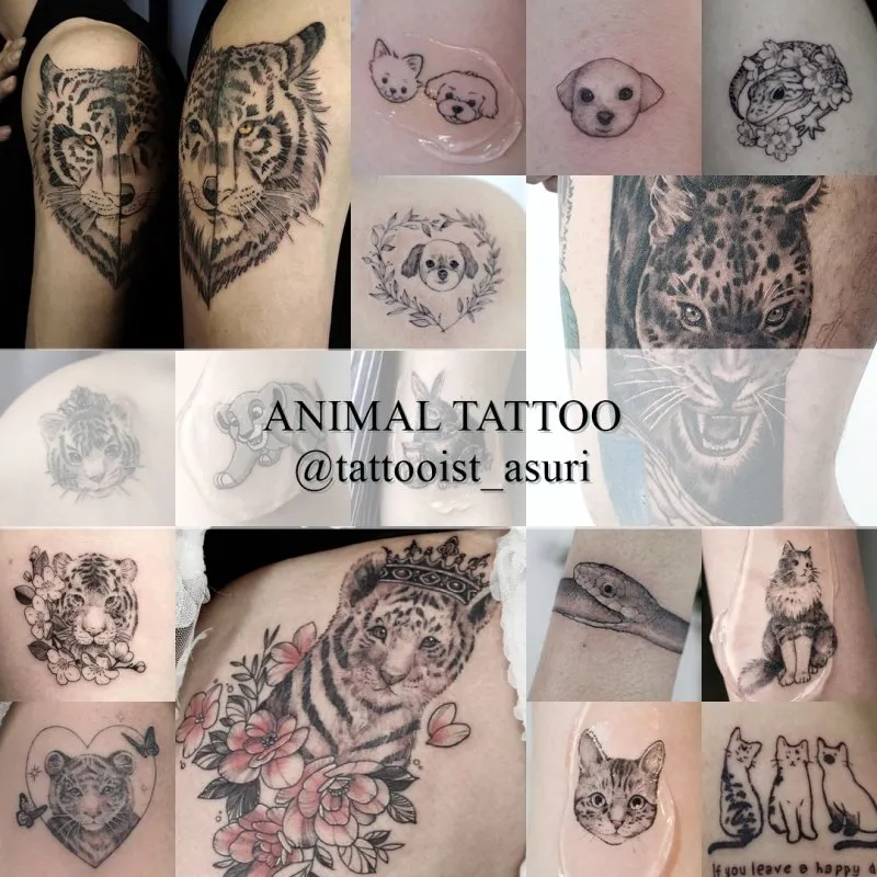 동물타투