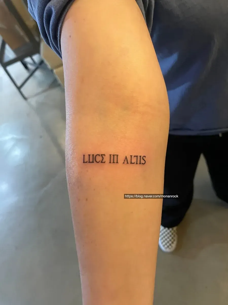 ๋น์ ํฅํ ๋ฉ์์ง, ํ์ ์๊ธด Luce in altis ๋ ํฐ๋ง ํํฌ