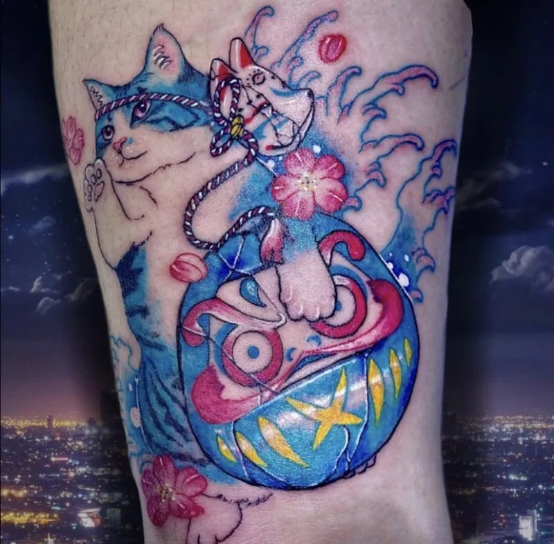 부산타투 서면타투 네코타투 컬러타투