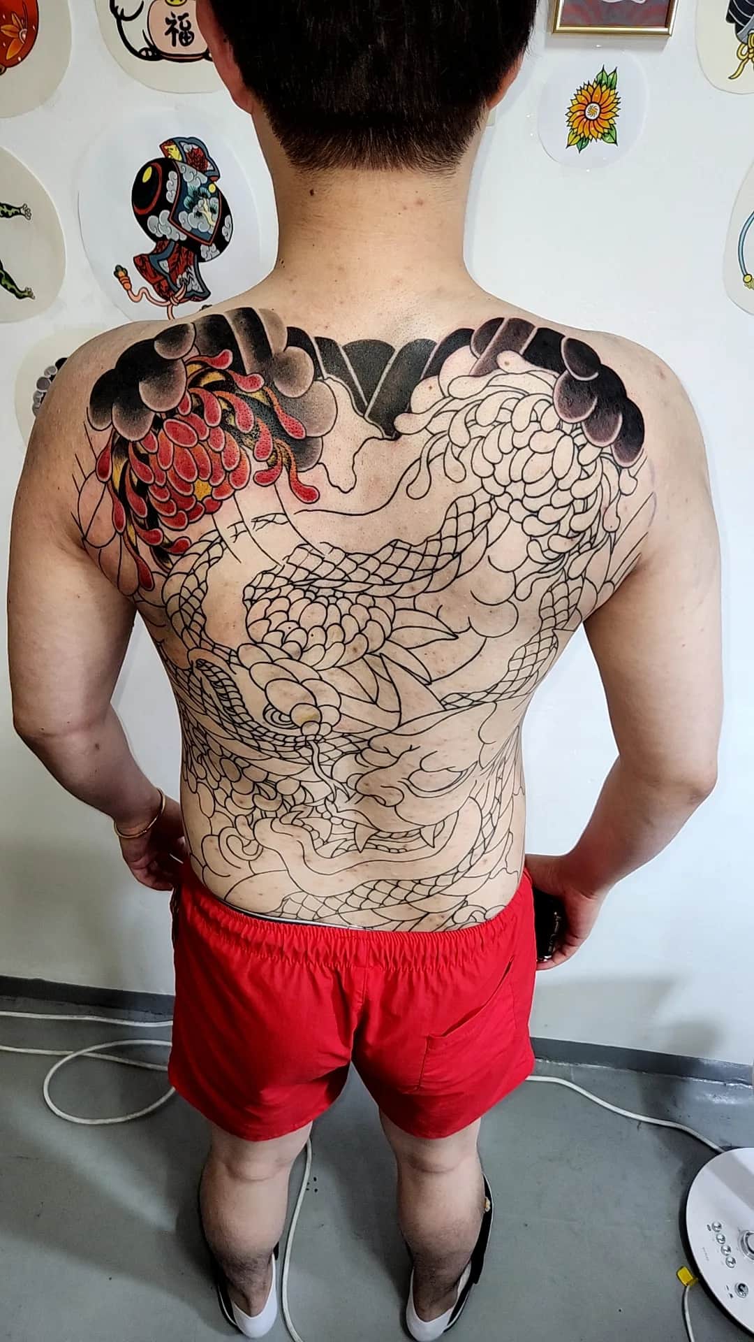 타샵라인 명암진행중.