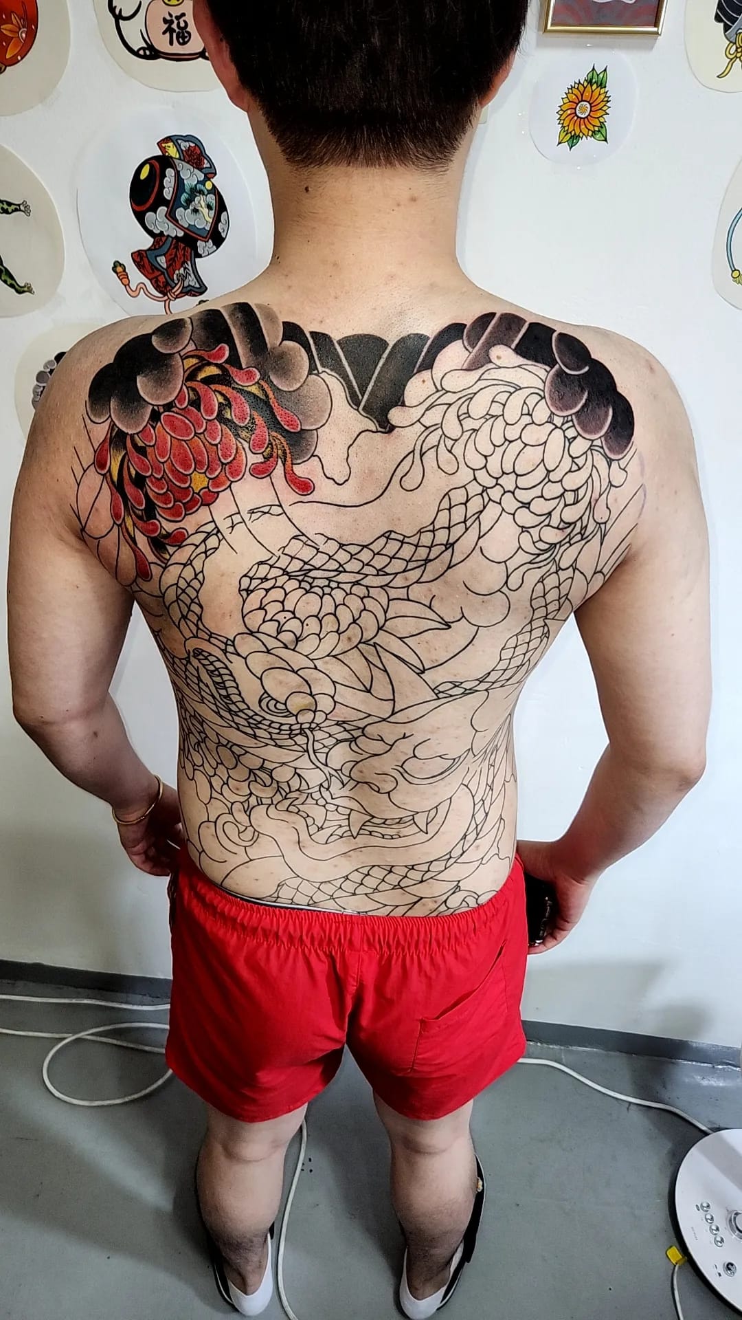 타샵라인 명암진행중.
