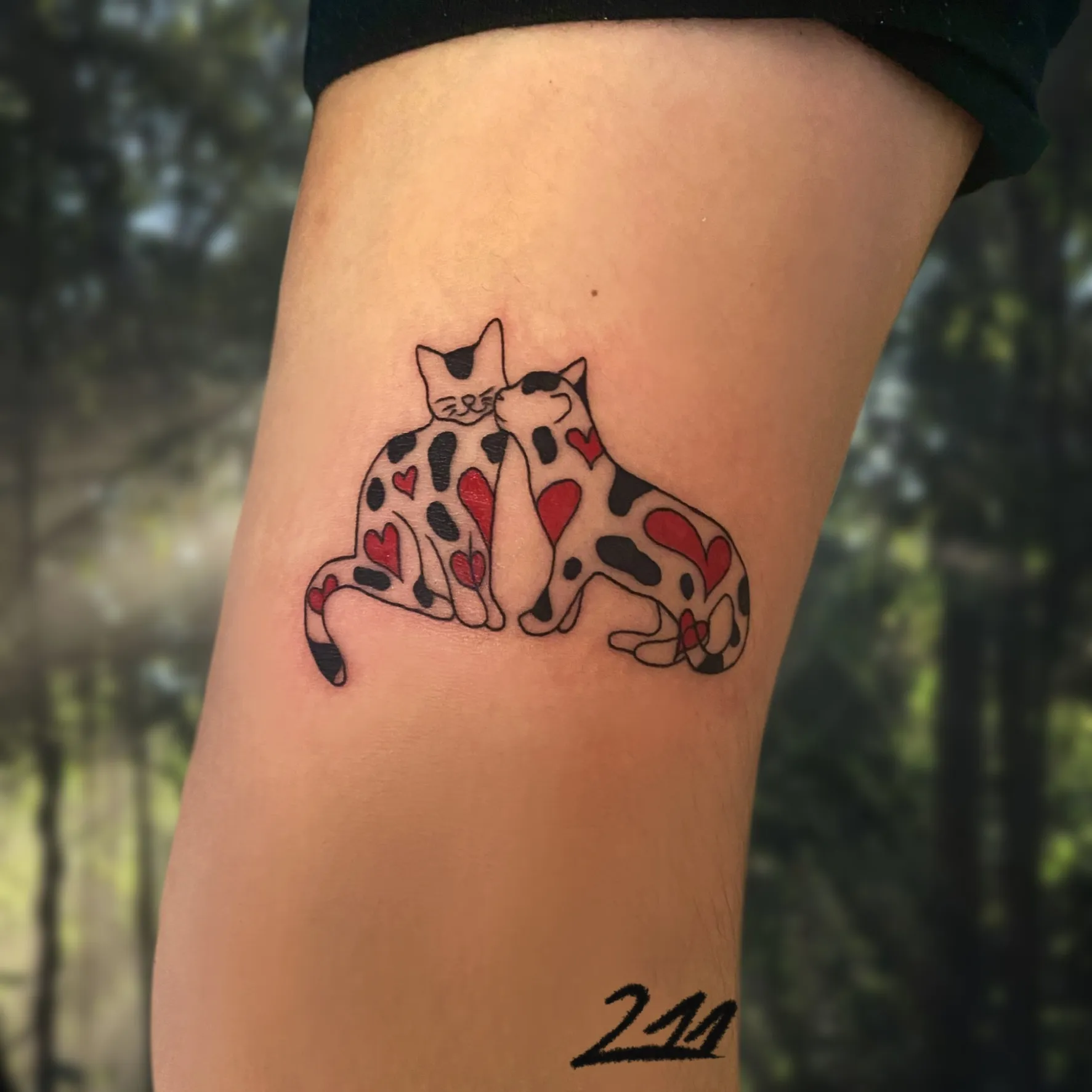 고양이 타투 - 1