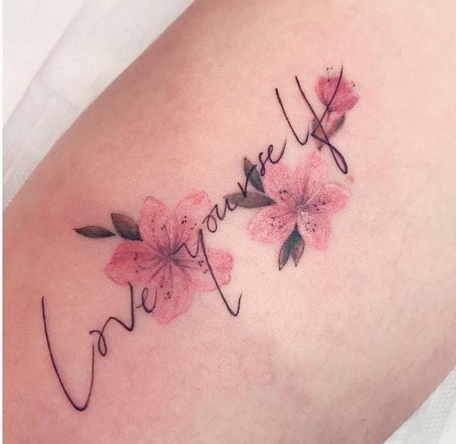 깔끔한 라인으로 완성한 레터링