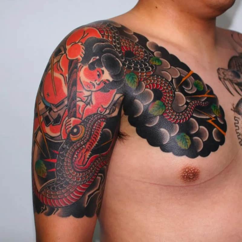 가슴반팔 긴타로