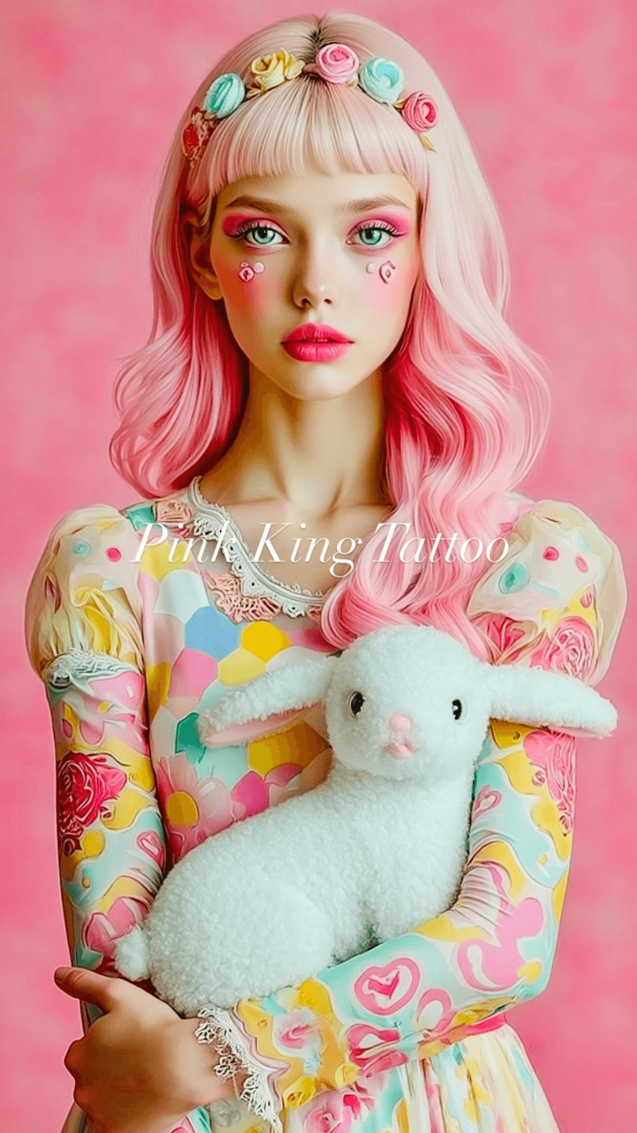 Pink King Tattoo