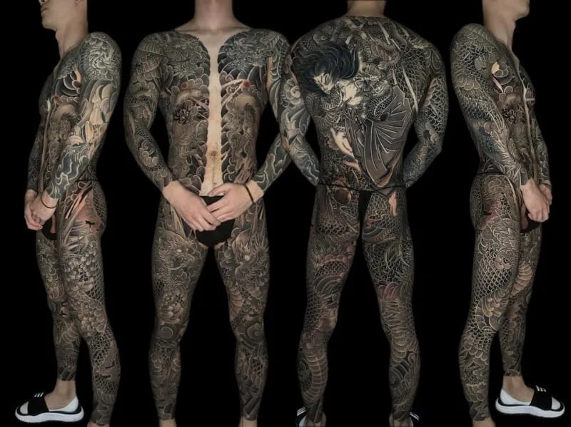 전신타투 이레즈미전신