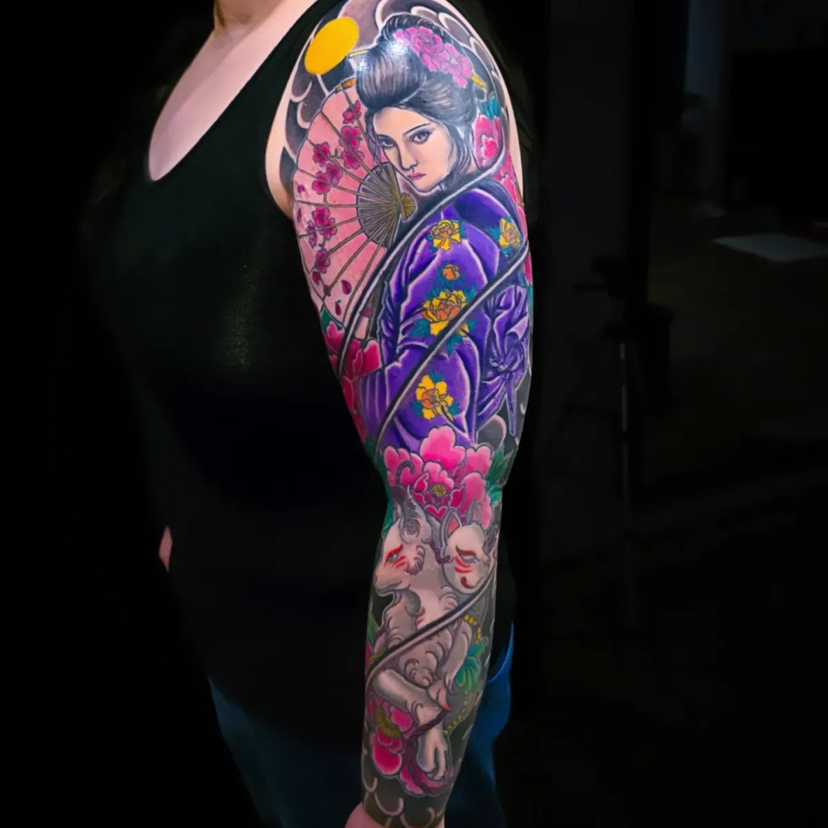 대구타투 미인도긴팔