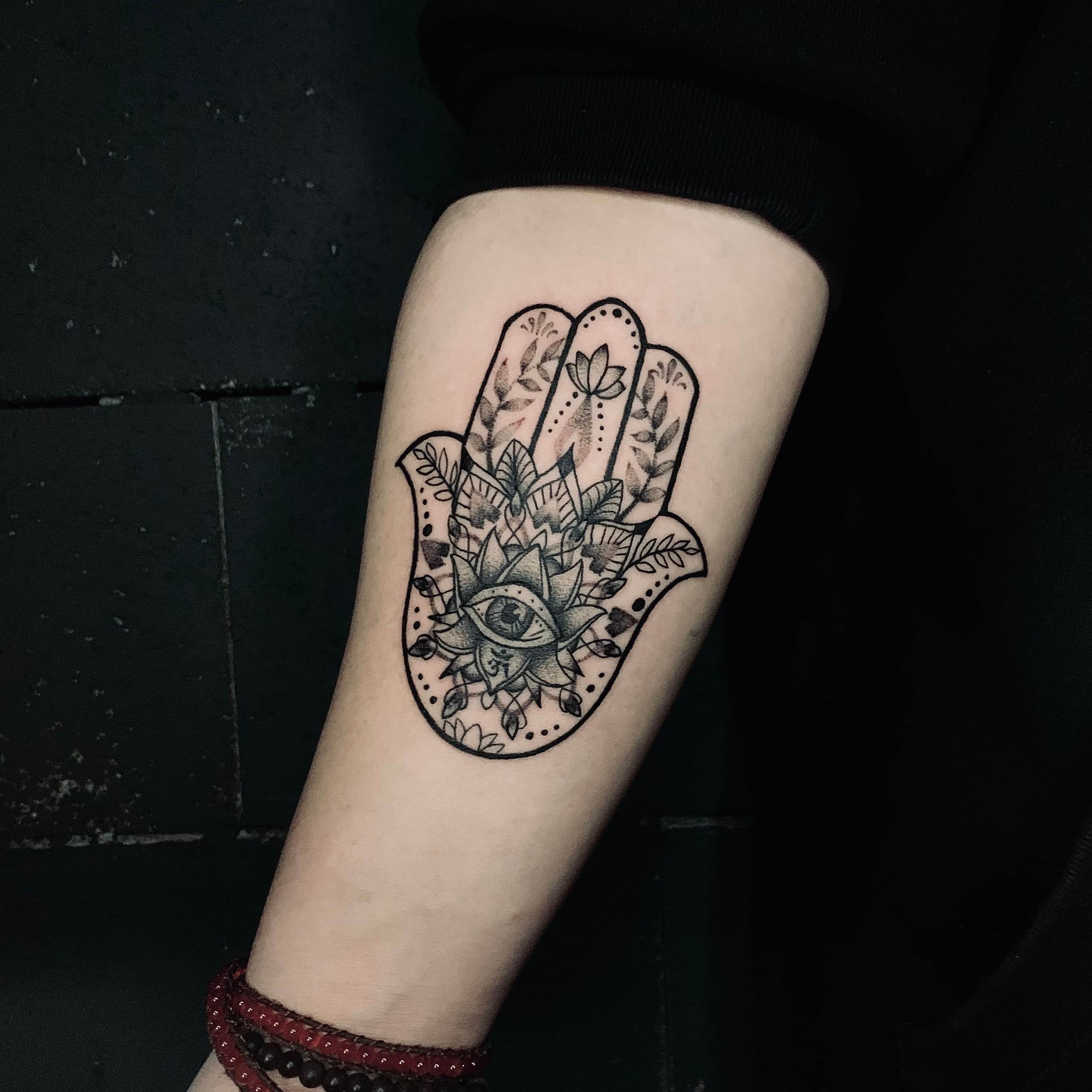 (인천타투/구월동타투) 파티마의 손 타투