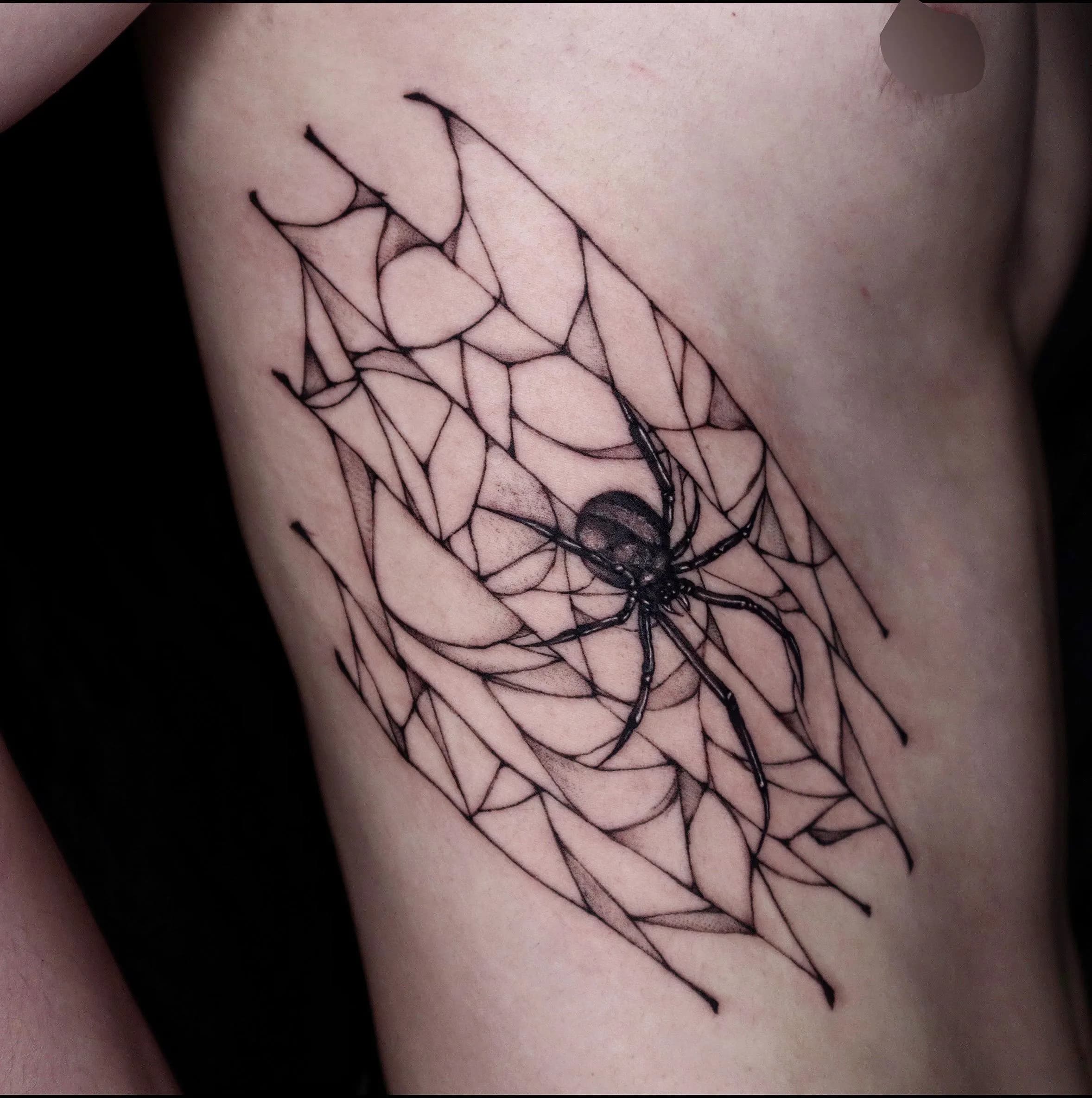 거미타투 거미줄타투 - 1