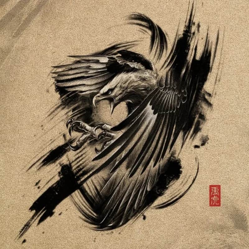 독수리 & 먹타투