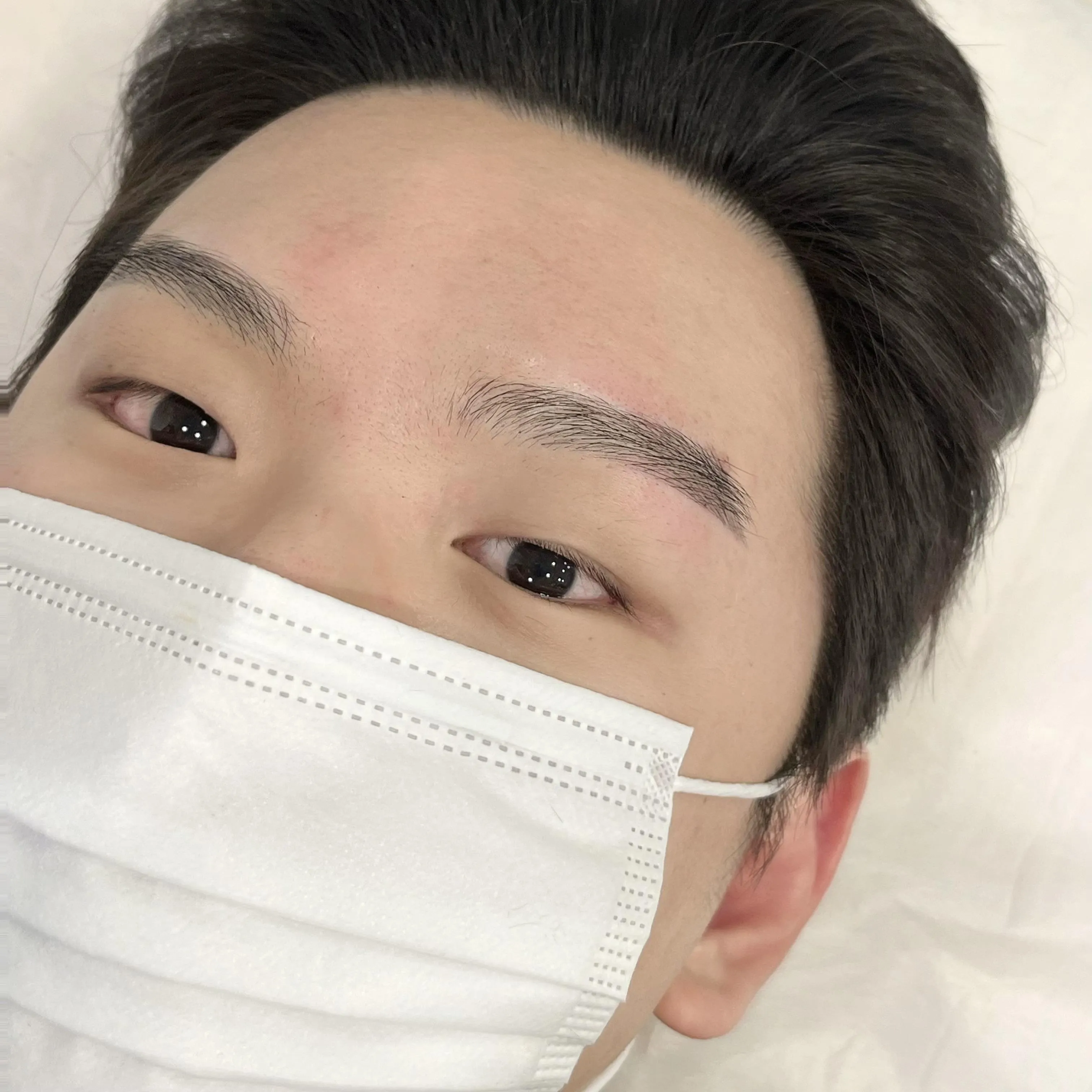 부산남자눈썹 ( 자연, 엠보 기법 )