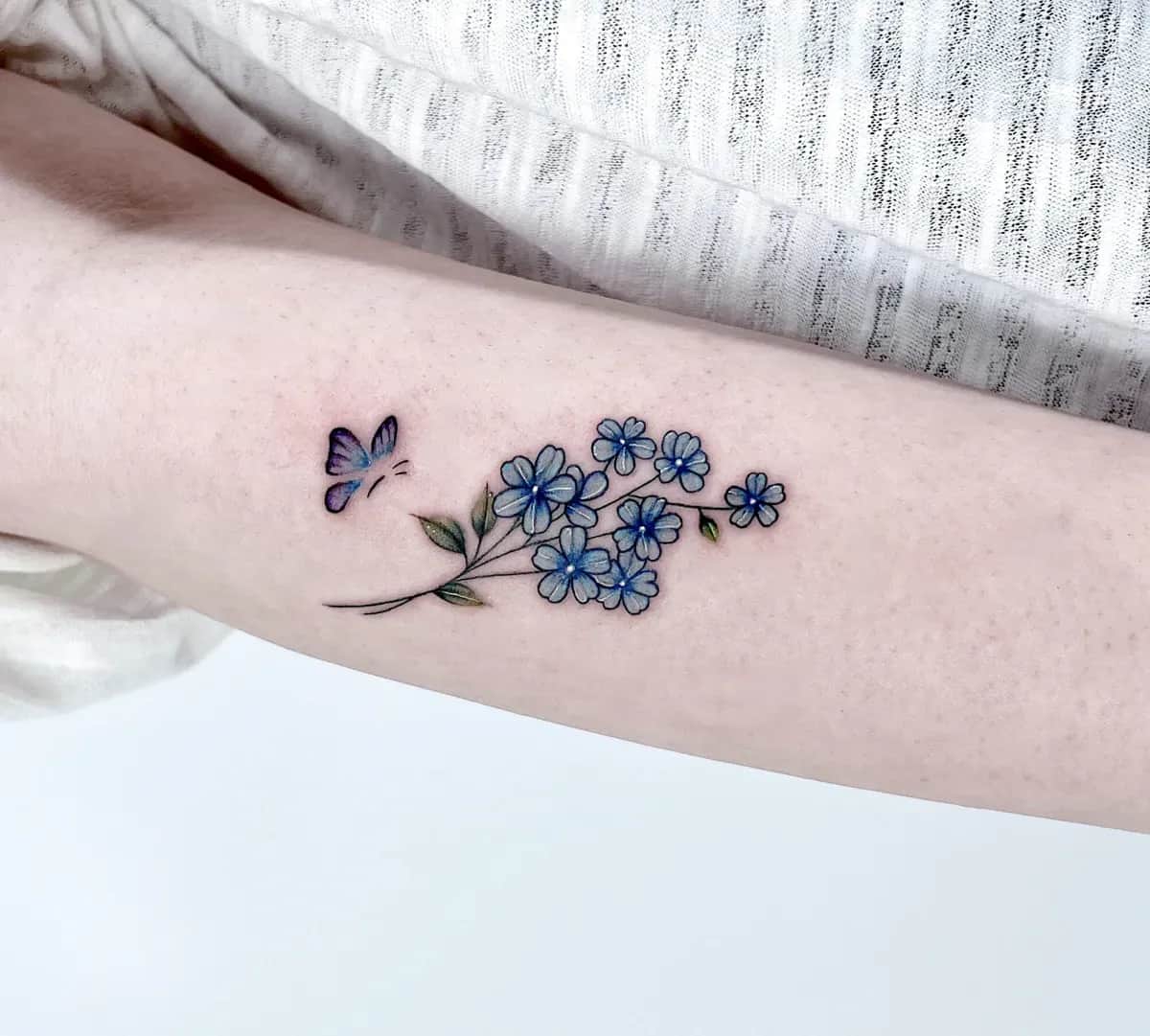 인천타투 주안타투 꽃타투 탄생화타투