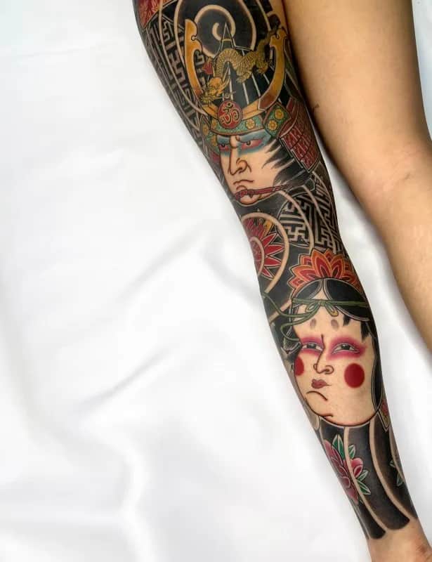 이레즈미타투 긴다리타투 여자긴다리 japanesetattoo 인천 시흥 김포 부천타투 제로타투