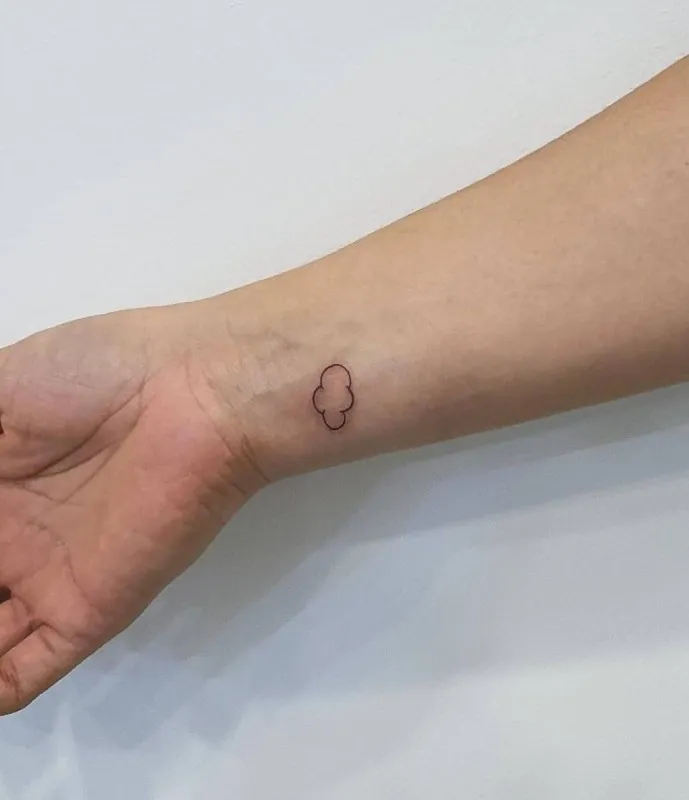 구름 타투,미니타투 - 1