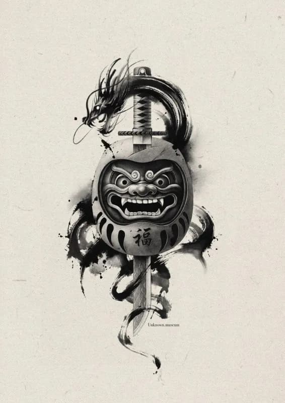 다루마타투, 붓터치타투, 용타투, 한야타투, 오리엔탈타투, 동양화타투, 붓터치타투 - 1