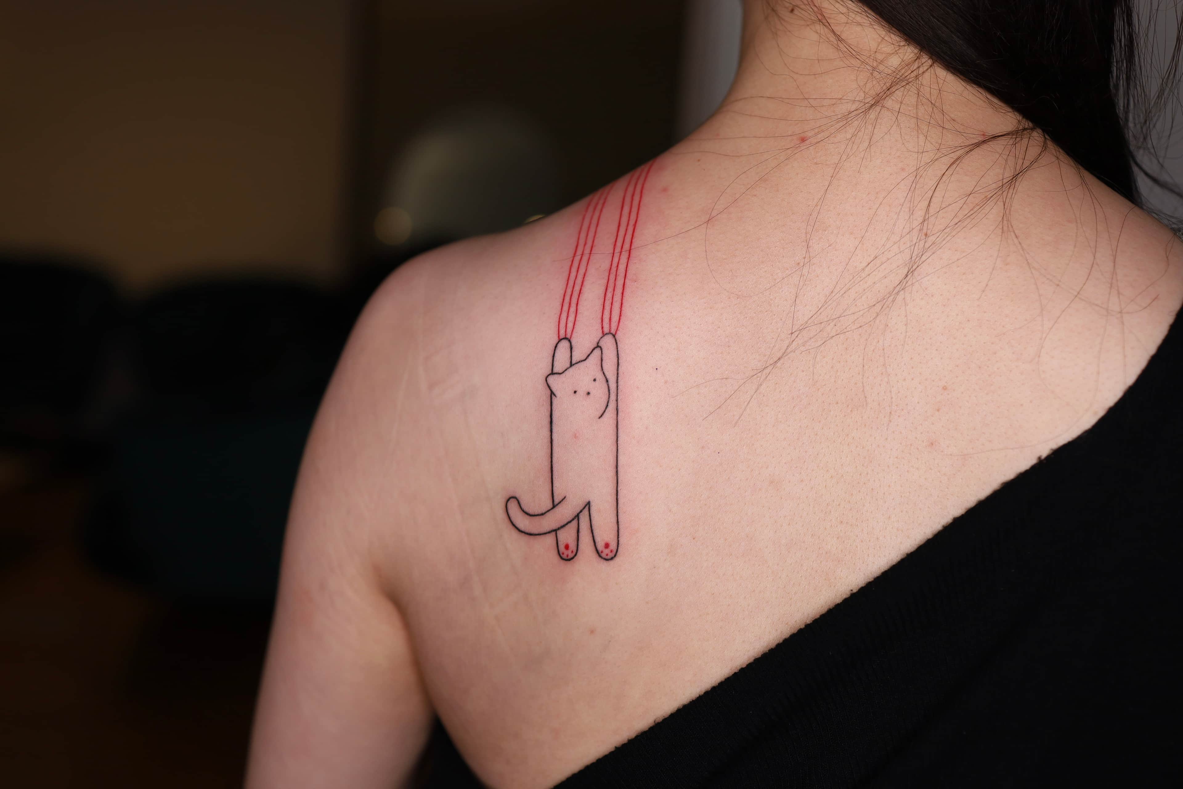 고양이타투 귀여운타투 수원타투 인계동타투