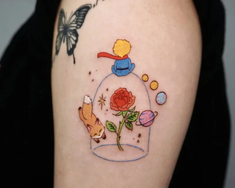 만화타투 애니타투 어린왕자타투