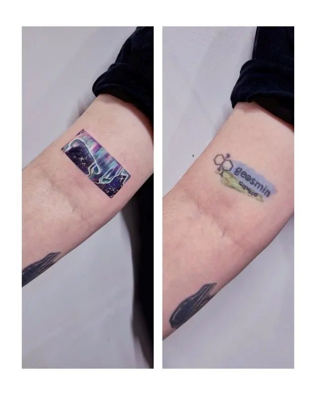 오로라타투 . 커버업타투