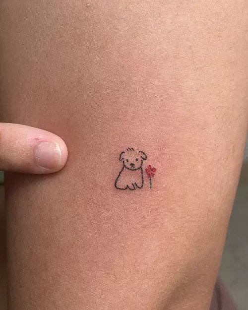 잊히지 않도록 피부 위에 남기는 펫타투