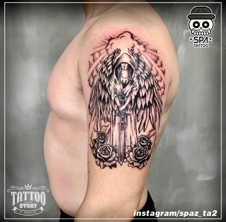 대천사 여전사 타투 - 1