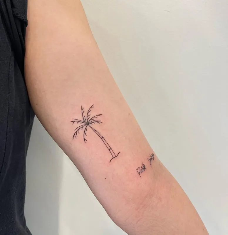 야자수 타투 - 1