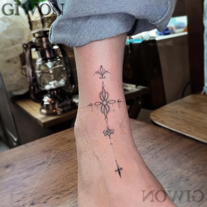 발목타투 오너먼트타투 기원타투