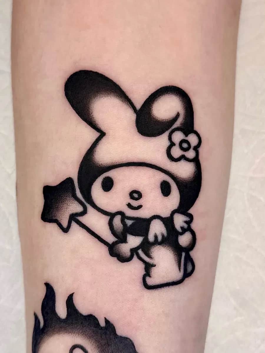 올드스쿨 블랙스쿨 캐릭터타투