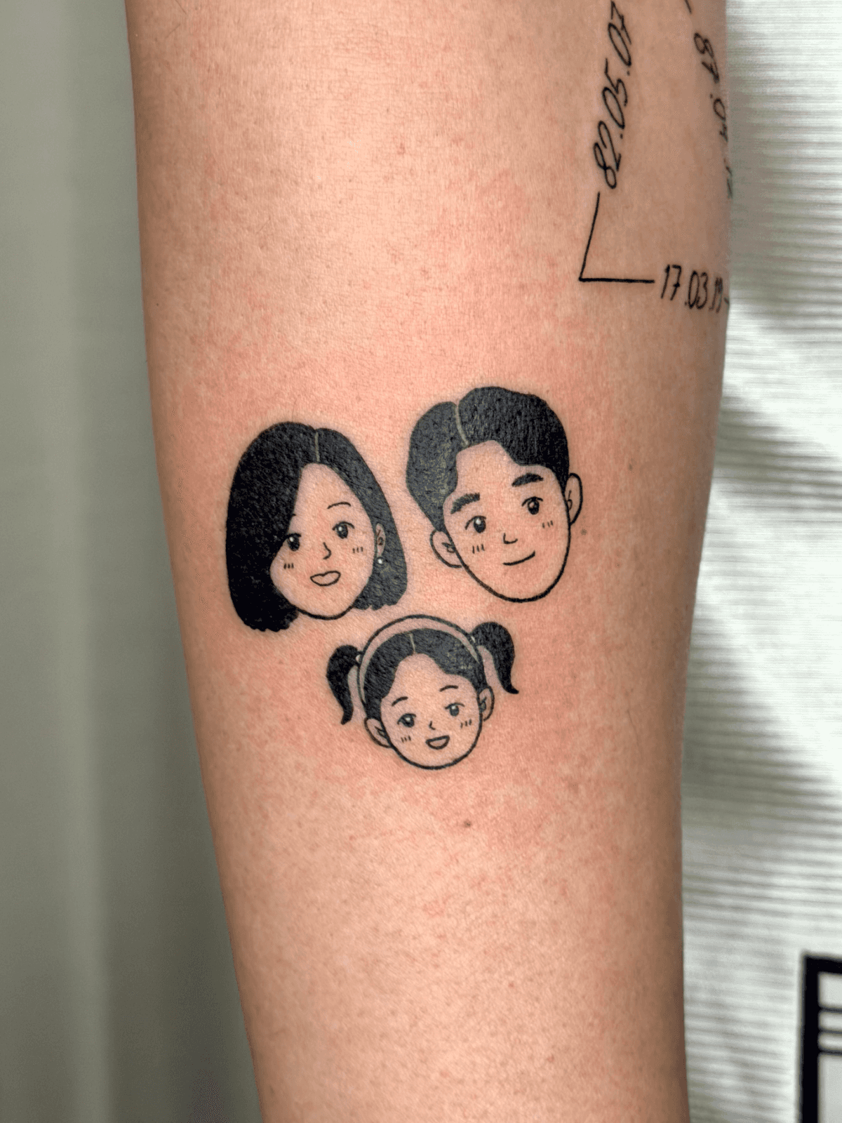 가족사진일러스트
