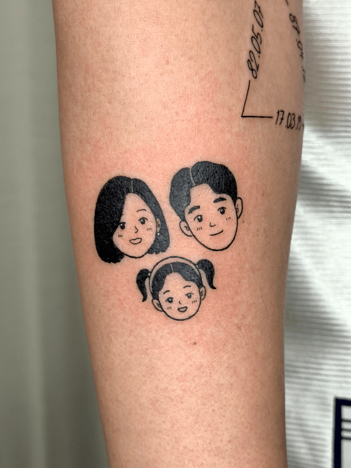 가족사진일러스트