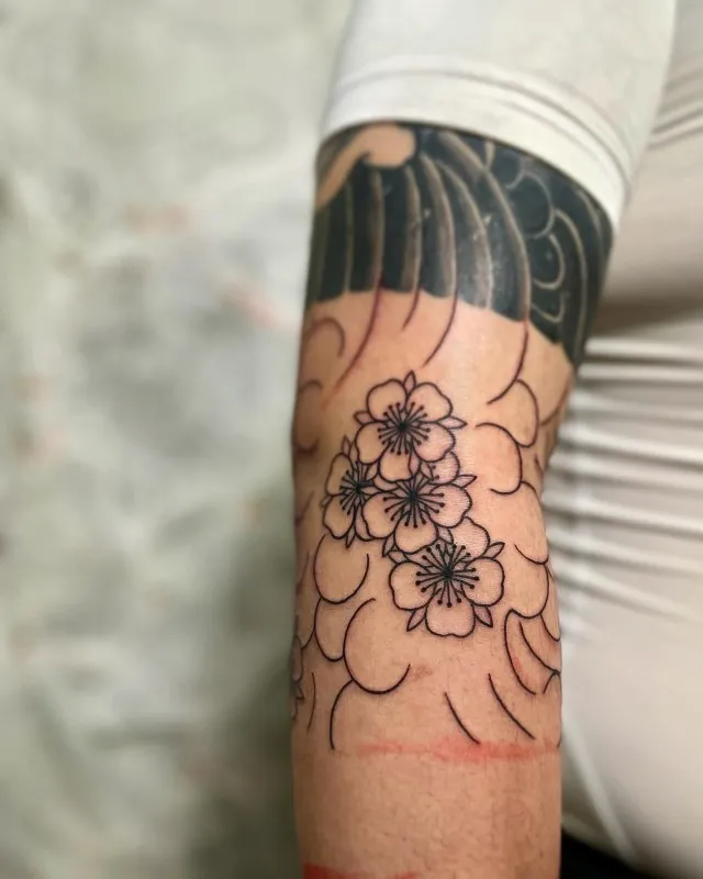 이레즈미 칠부 연장 (라인작업) 사쿠라후부키