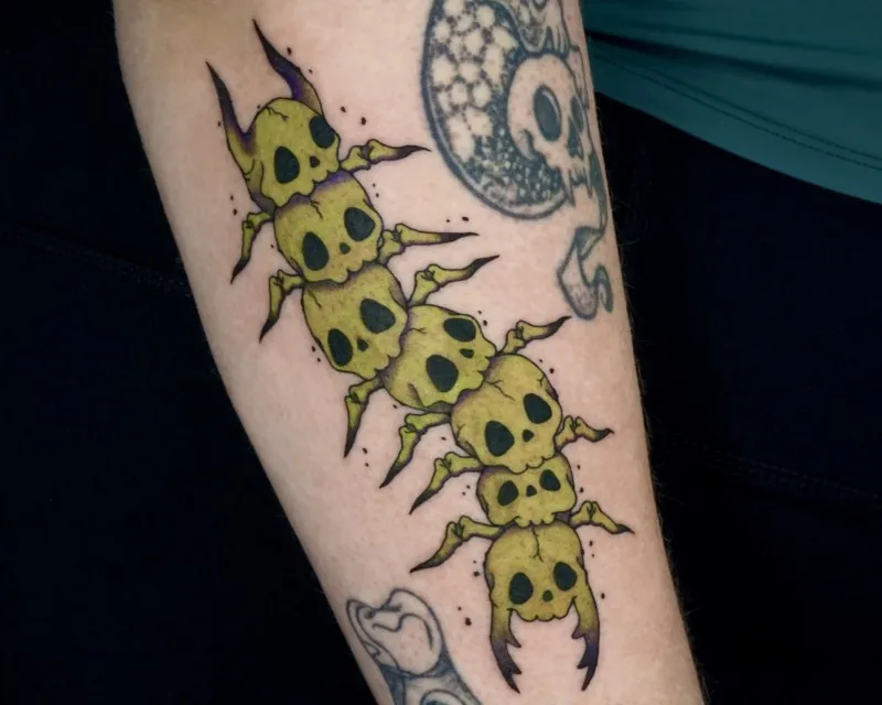 해골지네 지네타투 스쿨타투 - 1