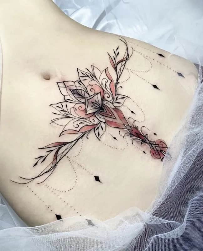 부산타투 서면타투 김해타투 울산타투 창원타투 커버업타투 흉터커버업 오너먼트타투