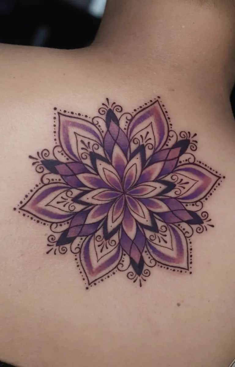 컬러 만다라 타투