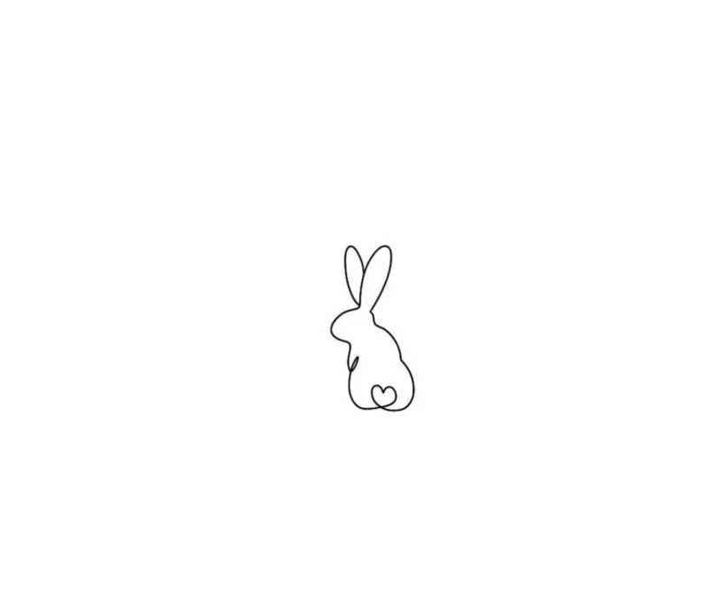 토끼타투,동물타투,합정역타투