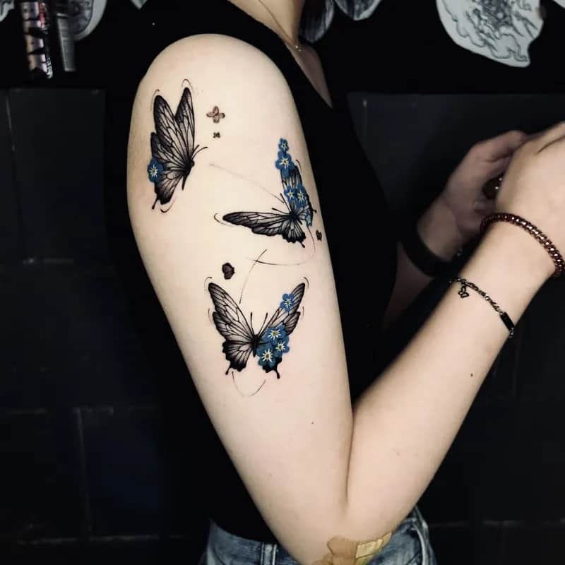 (인천타투/구월동타투) 나비타투