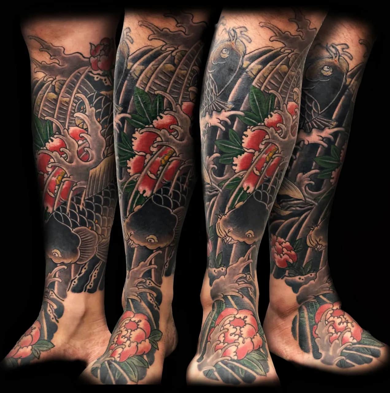 노잔디 타투 - 종아리 이레즈미