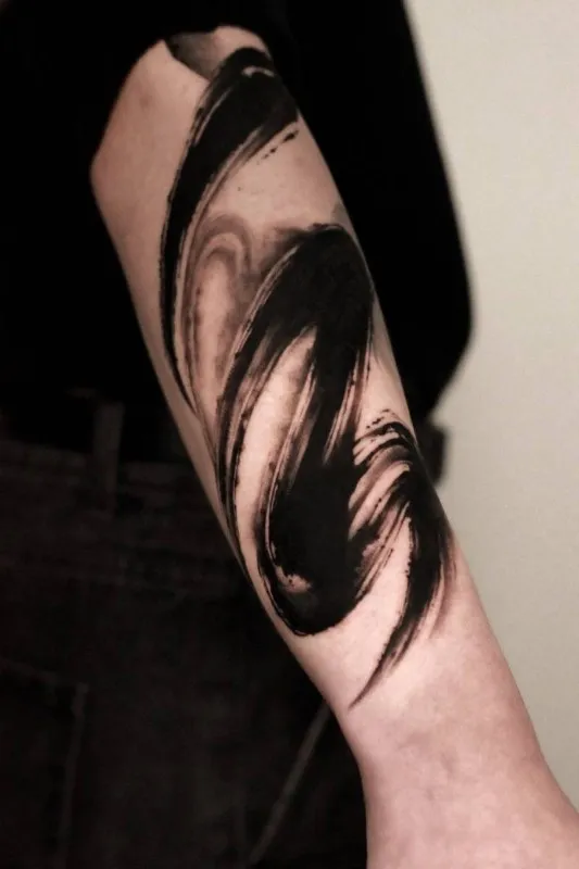 붓터치, 동양화, 오리엔탈