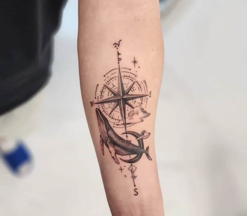 전주타투고래타투나침판타투