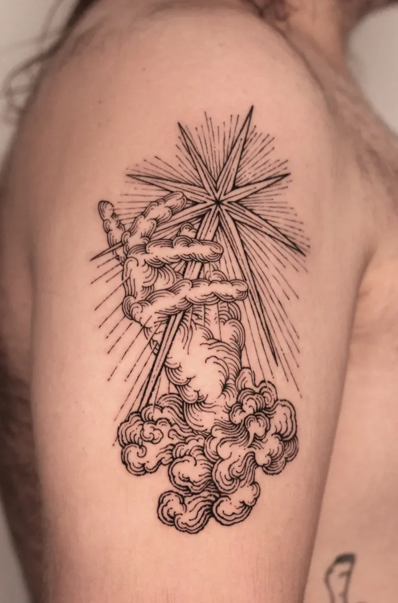 별을 향해 뻗는 구름