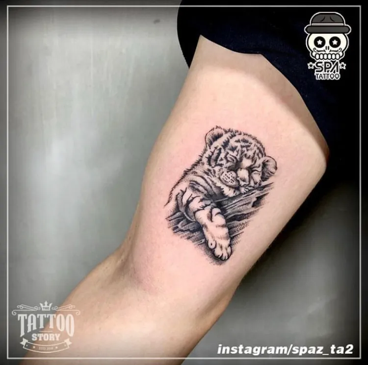 아기 호랑이 타투 - 1