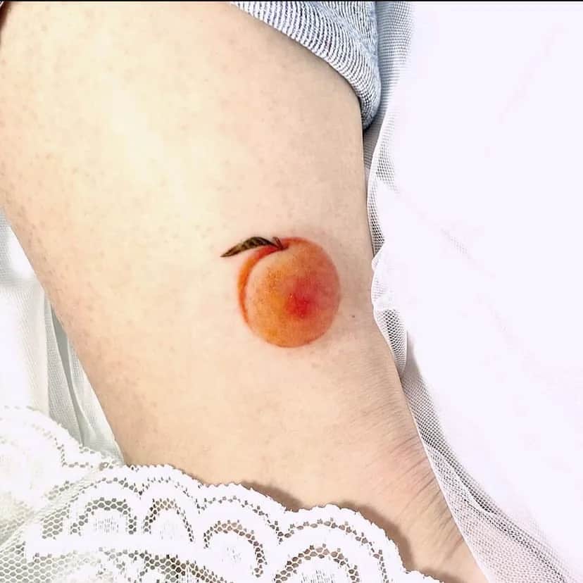 부산타투 서면타투 미니타투 감성타투 복숭아타투