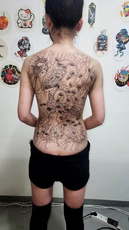 대구등판타투, 대구미인도타투, 대구여자등판타투, 대구이레즈미 잘하는곳, 대구이레즈미, 대구타투잘하는곳, 대구남구타투, 대구타투, 호랑이타투