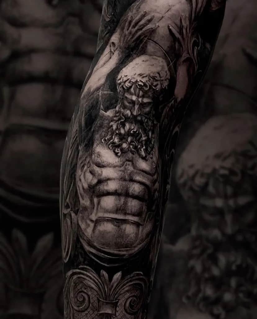 부산타투 서면타투 다리타투 블랙엔그레이