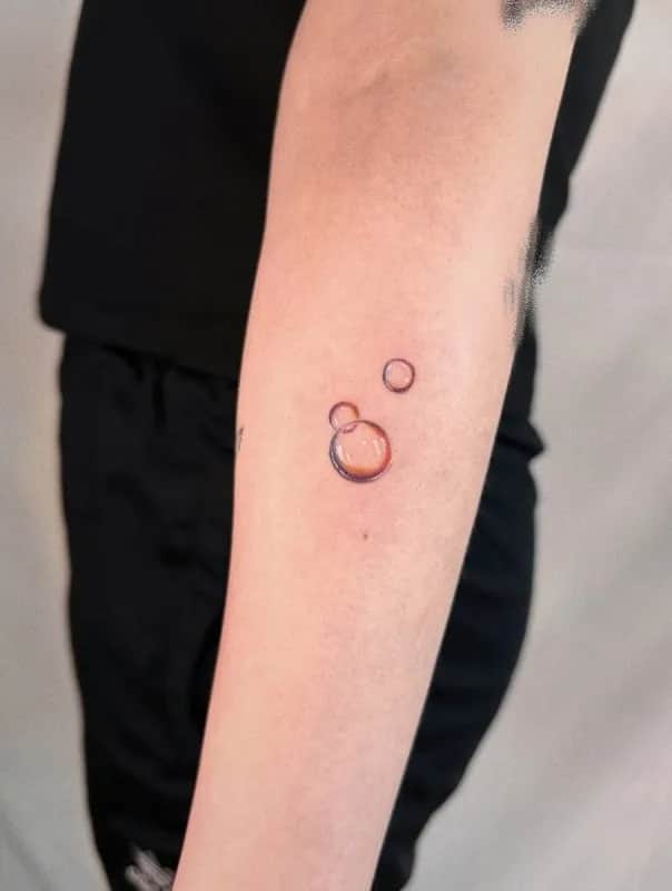 비눗방울 컬러타투