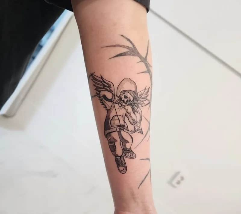 전주타투해골타투