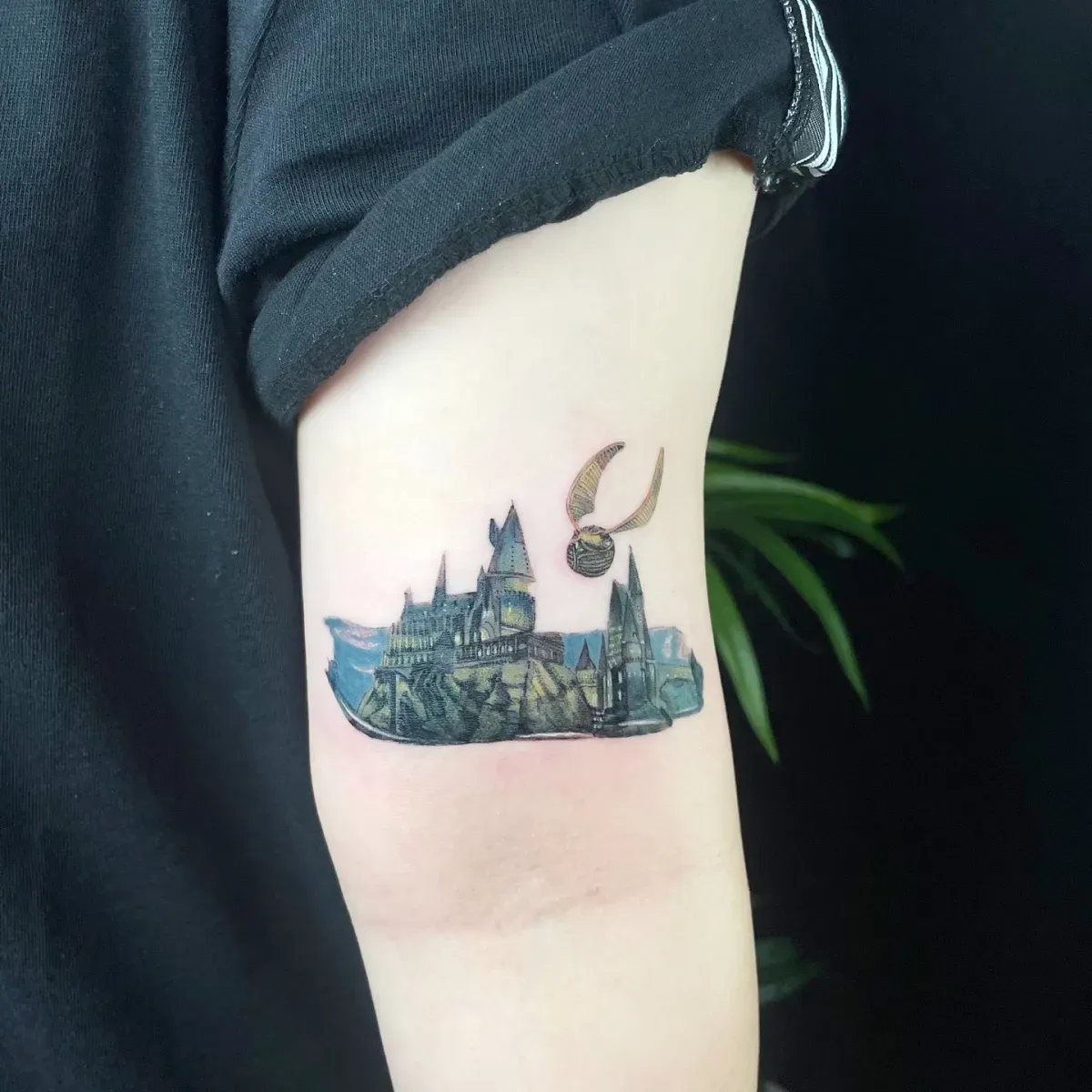 호그와트 물감타투