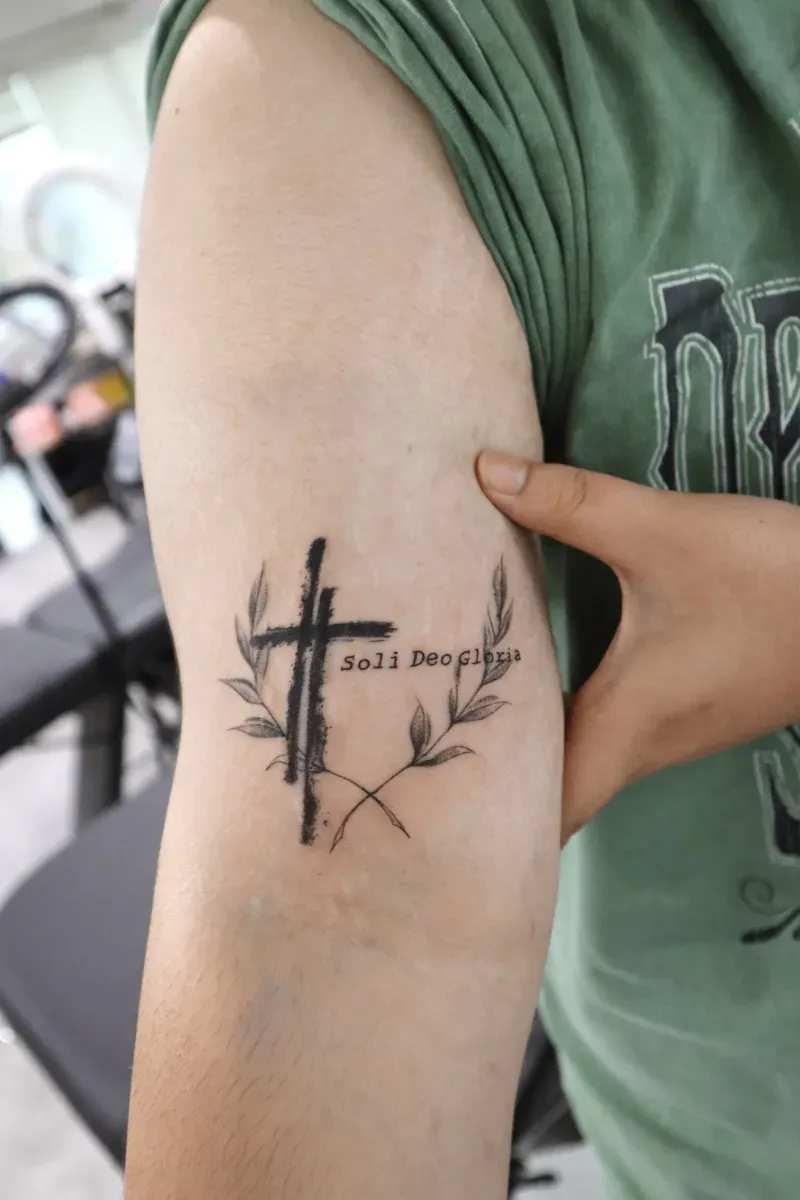 기독교 타투🖤🌿 십자가, 예수님, 레터링, 종교 추천✨