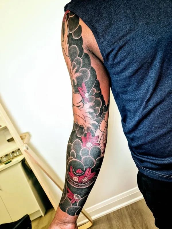 대구이레즈미, 대구타투, 대구용문신, 대구긴팔이레즈미, 단풍후부키