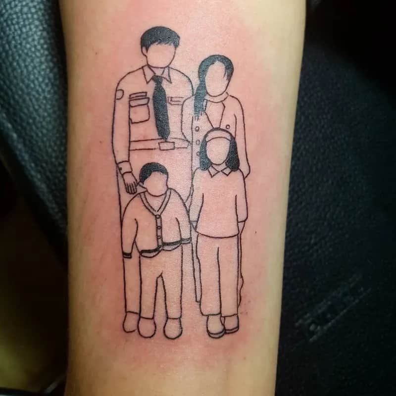 부천타투 시타투 가족 라인워크입니다~^^