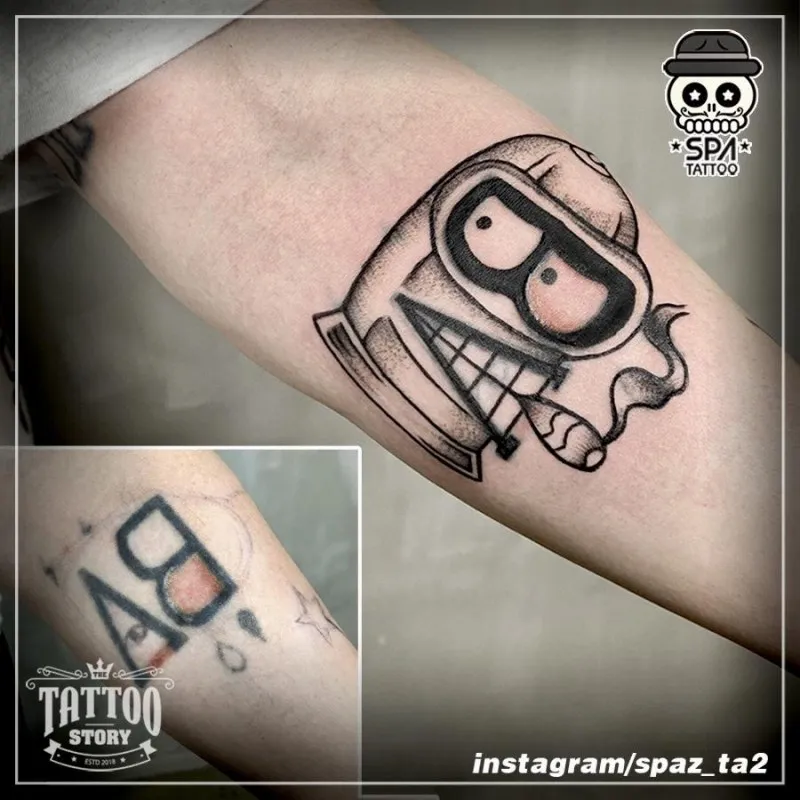 망친타투 커버업으로 살리기 - 1